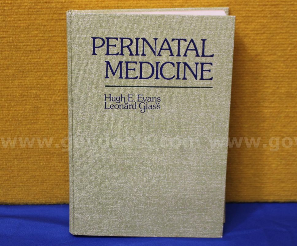 (1) Perinatal Medicine (Hugh E. Evans & Leonard Glass) Book