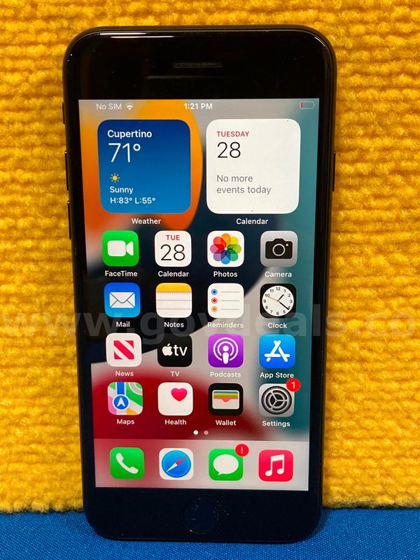 (1) Apple iPhone SE 2nd Generation