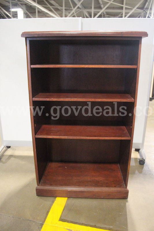 (1) Wooden Bookcase