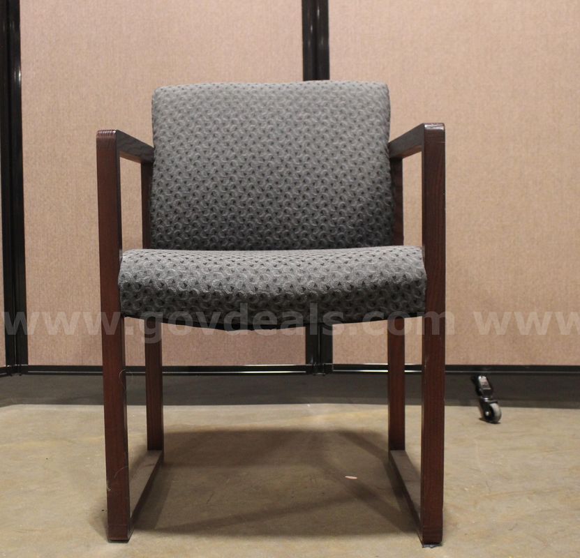 (1) HON Guest Arm Chair – Mahogany Finish