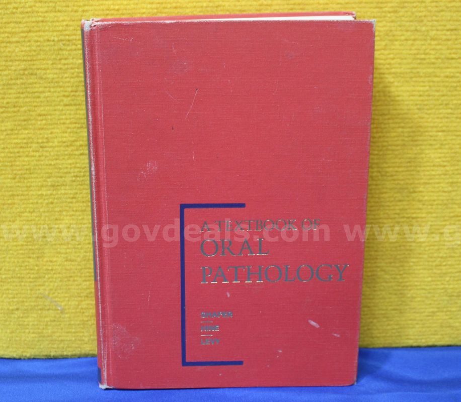 (1) A Textbook of Oral Pathology – Shafer, Hine & Levy Hardcover