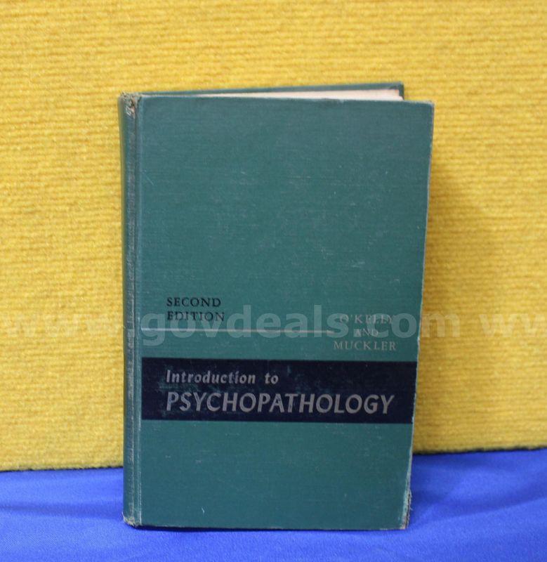 (1) Introduction to Psychopathology, 2nd Edition – O'Kelly & Muckler Hardcover
