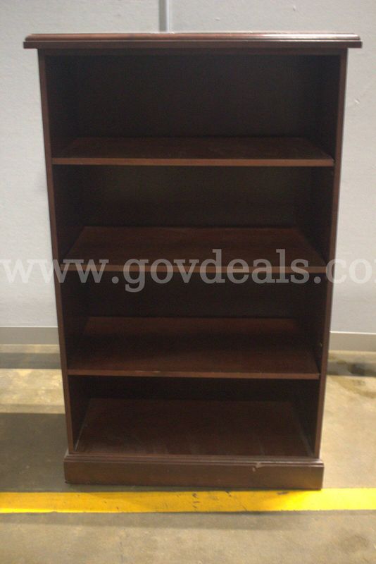(1) Wooden Bookcase