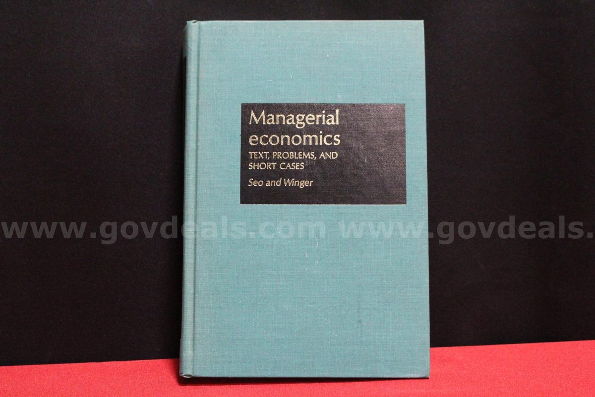 (1) Managerial Economics Book- Fifth Edition