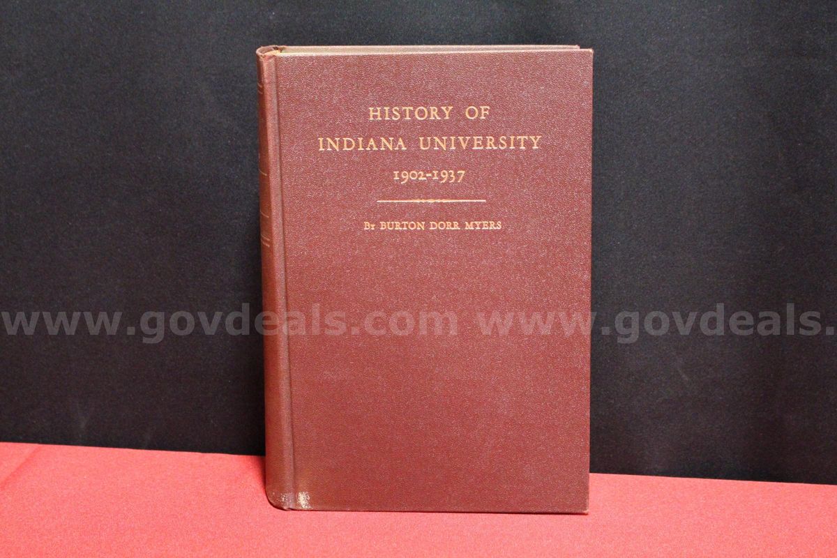 (1) History of Indiana University Book, Volume ll