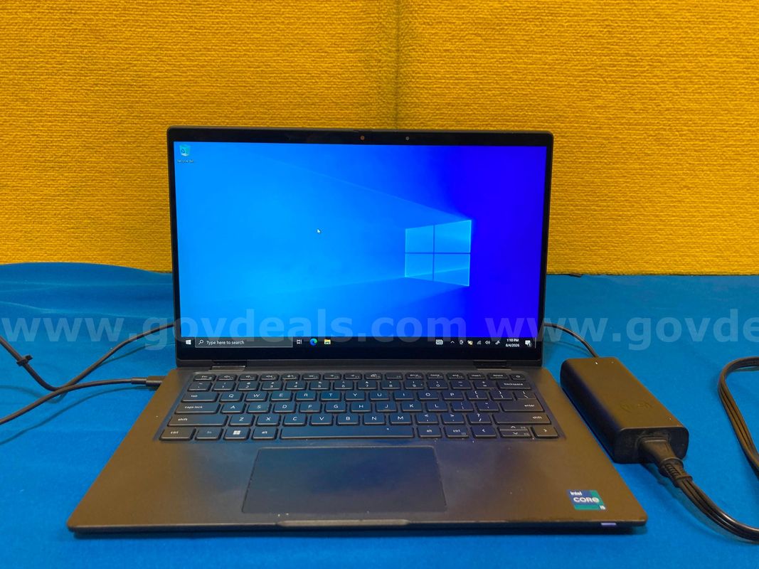 (1) Dell Latitude 7420 14.0 FHD Laptop-Intel i5, 16GB RAM, 256GB SSD, OS: Windows 10 Home, (1) Power Adaptor