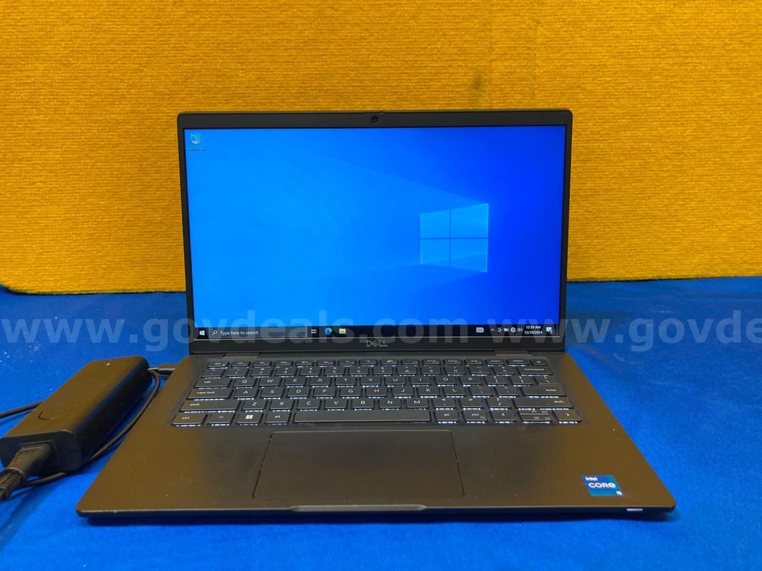 (1) Dell Latitude 7430 14.0 FHD Laptop - Intel i5, 16GB RAM, 256SSD, OS: Windows 10 Home, (1) Power Adaptor
