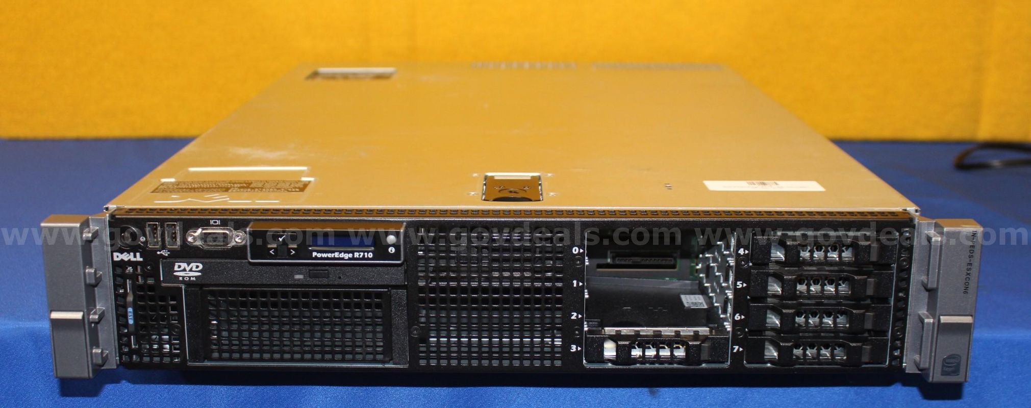 (1) Dell PowerEdge R710 Server – 72GB RAM [IU028723]