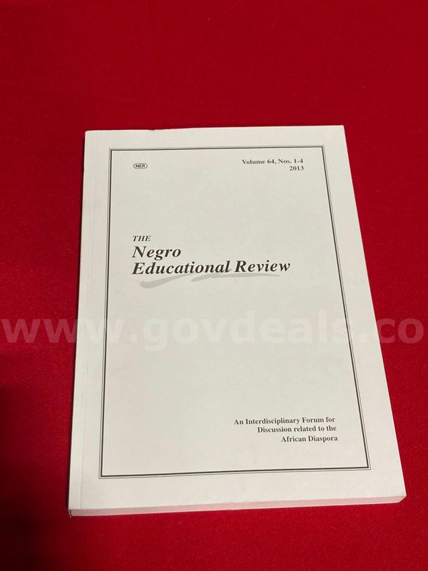 (1) The Negro Educational Review Book- Volume 64