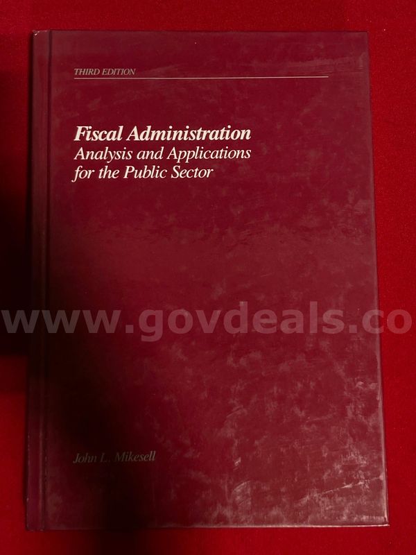 (1) Fiscal Administration, Analysis and Applications Book