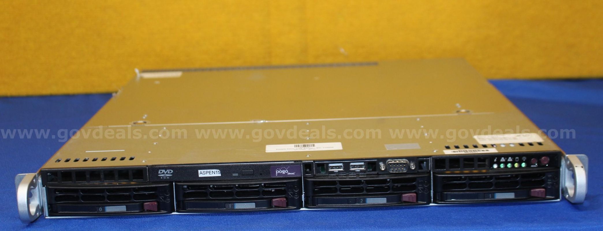 (1) POGO Linux Atlas 1102 1U rack-mount server