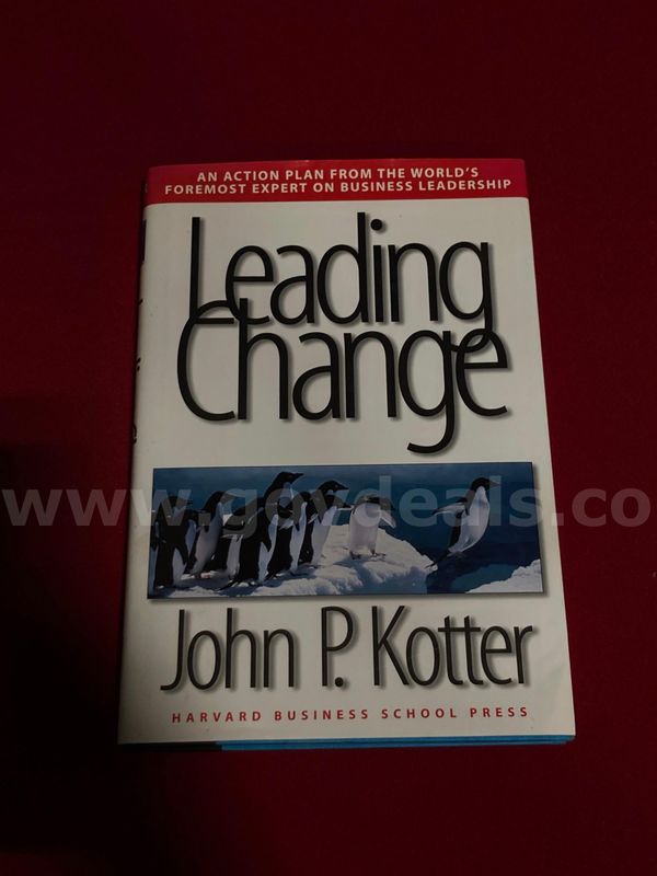 (1) Leading Change Book, Harvard Business School Book