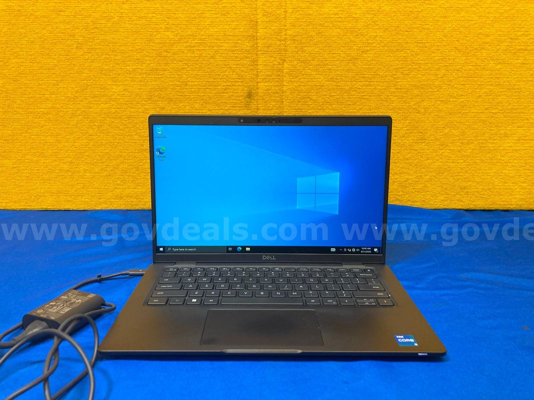(1) Dell Latitude 7430 14.0 FHD Laptop - Intel i5, 16GB RAM, 256 SSD, OS: Windows 10 (1) Power Adaptor