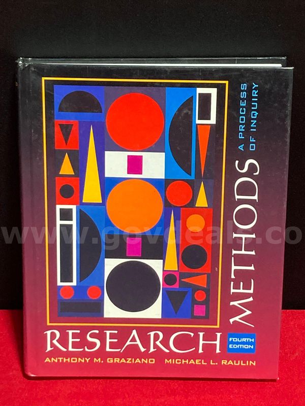 (1) Research Methods, A process of Inquiry Book Fourth Edition