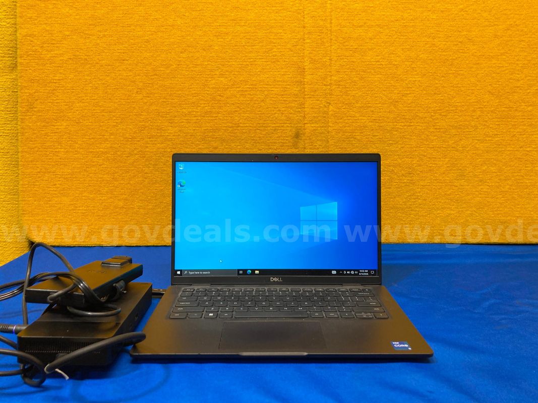 (1) Dell Latitude 7430 14.0" Laptop- Intel i5, 16GB RAM, 256GB SSD, OS: Windows 10 (1) Power Adaptor