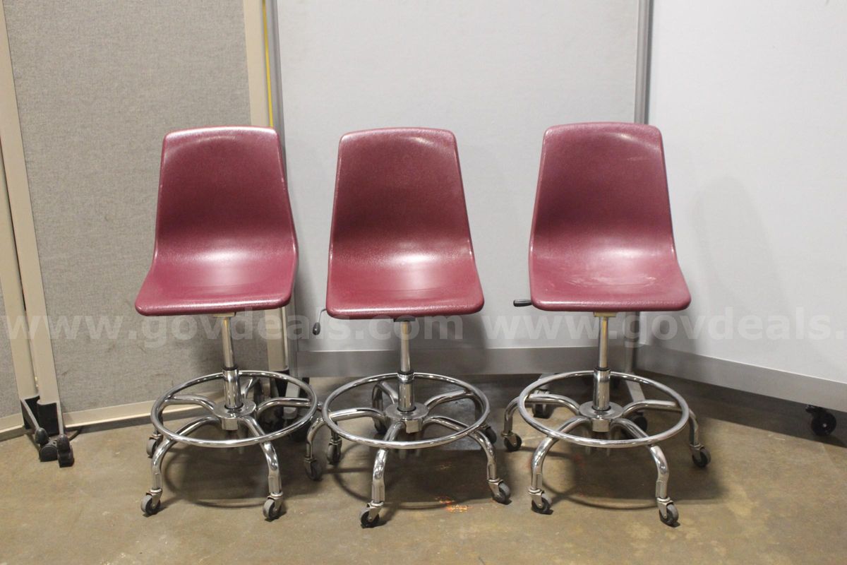 (3) Ajusto Lab Task Chairs