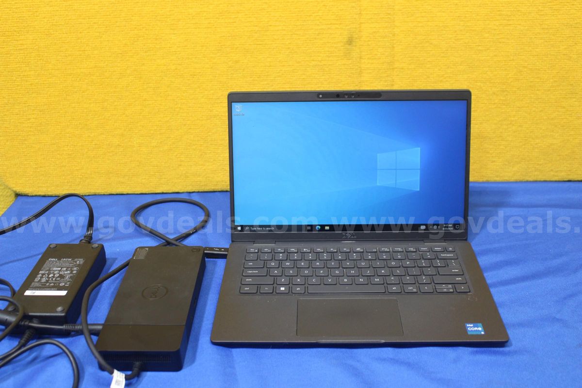 (1) Dell Latitude 7430 Laptop- Intel i5, 16GB RAM, 512GB SSD, OS: Windows 10, (1) Power Adaptor (1) Docking Station
