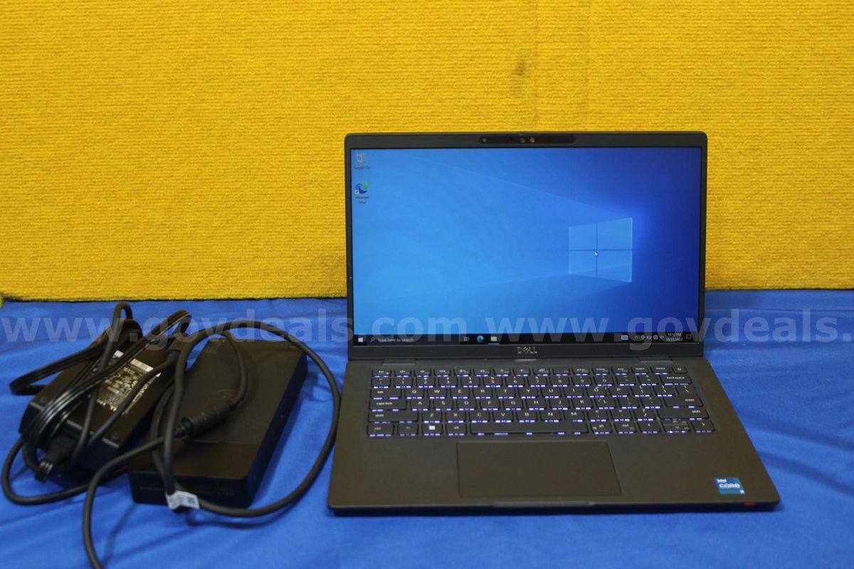 (1) Dell Latitude 7430 Laptop- Intel i5, 16GB RAM, 256GB SSD, OS: Windows 10, (1) Power Adaptor, (1) Docking Station