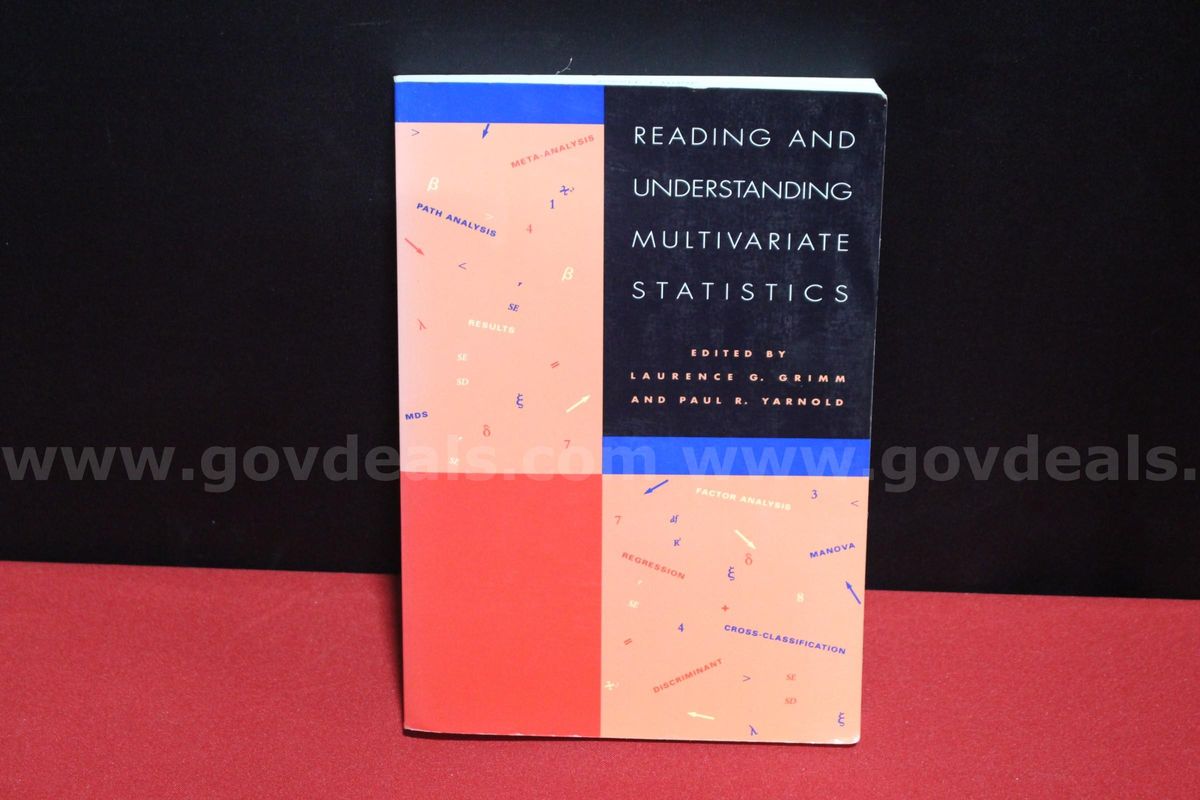(1) Reading and Understanding Multivariate Statistics Book