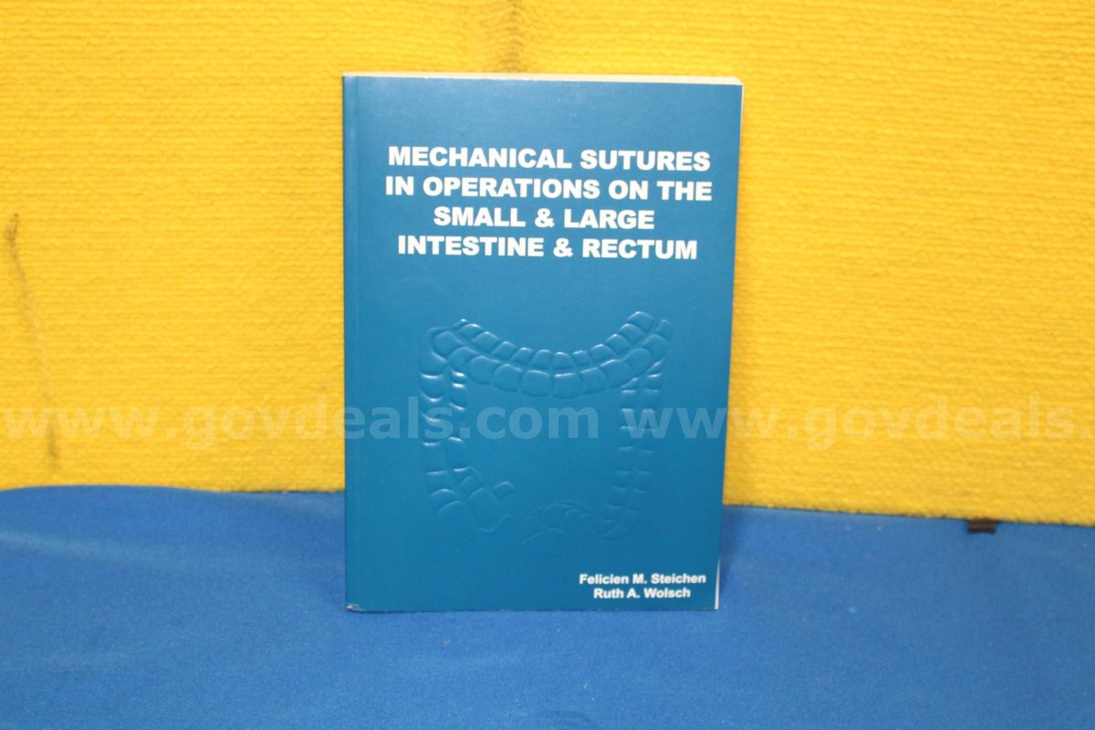 (1) Mechanical Sutures In Operations On The Small & Large Intestine & Rectum Book