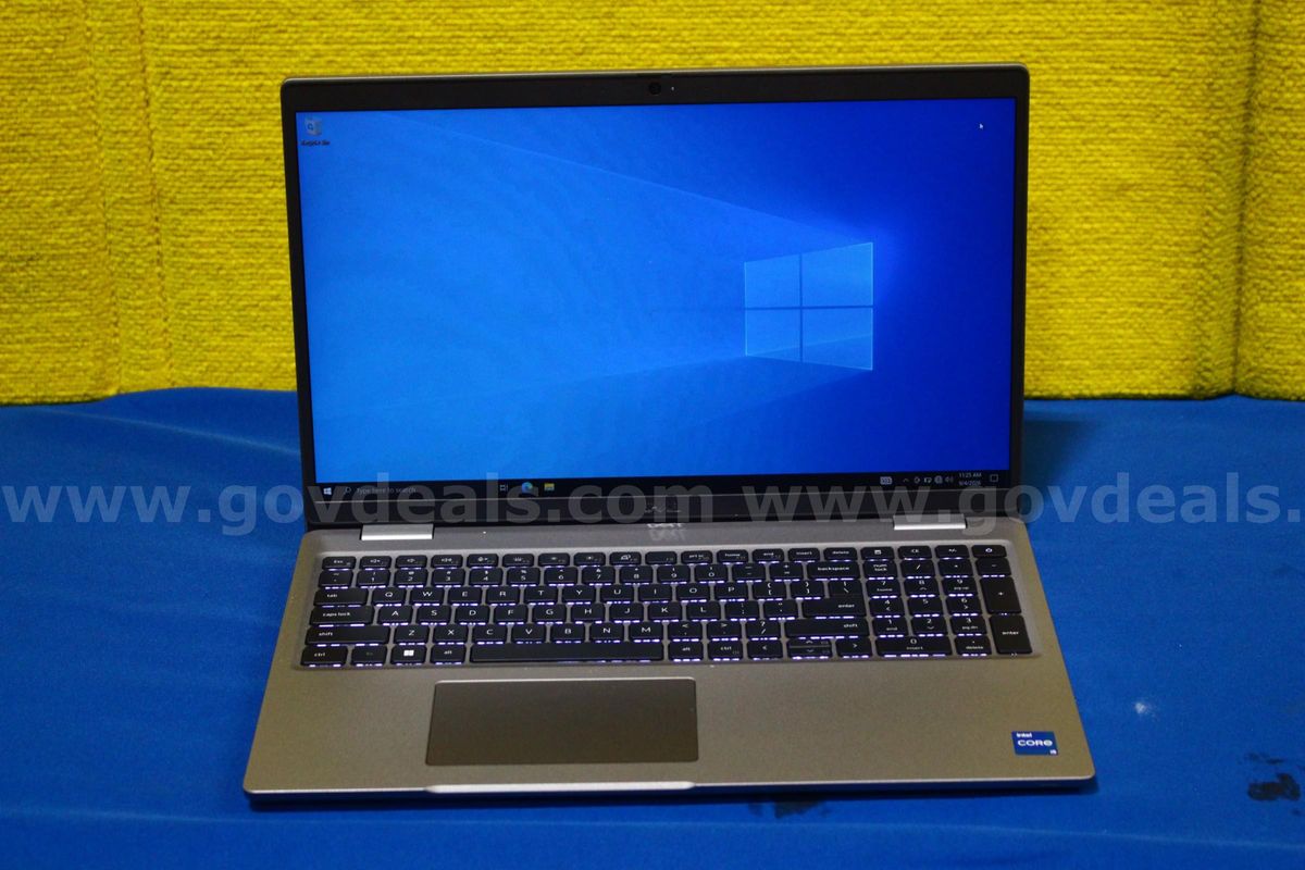 (1) Dell Latitude 5530 Laptop, 16GB RAM, 256GB SSD, OS: Windows 10