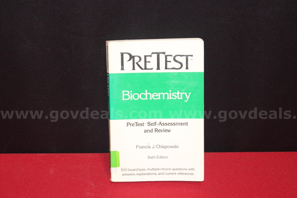 (1) "Biochemistry PreTest Self-assessment and Review" Book