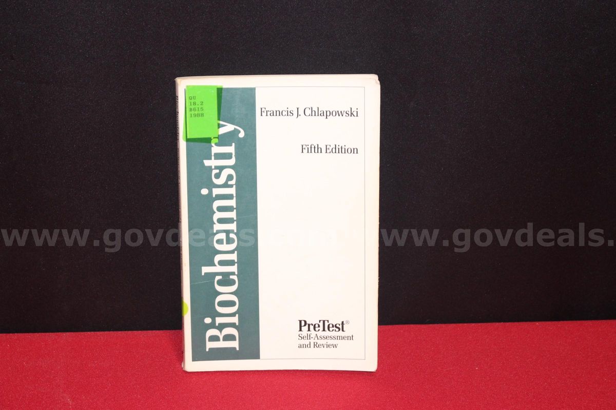 (1) "Biochemistry PreTest Self-assessment and Review" Book