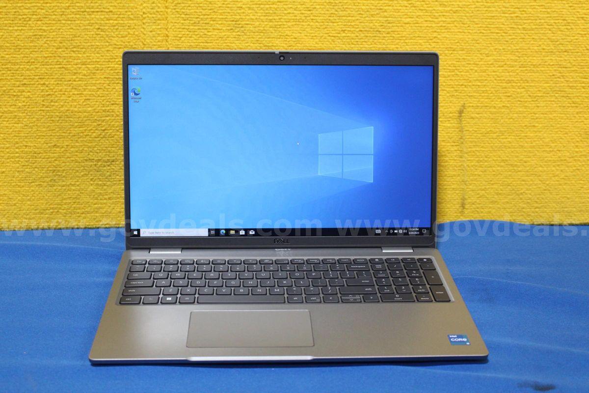 (1) Dell Latitude 5540 Laptop, Intel i5, 16GB RAM, 256GB SSD, OS: Windows 10