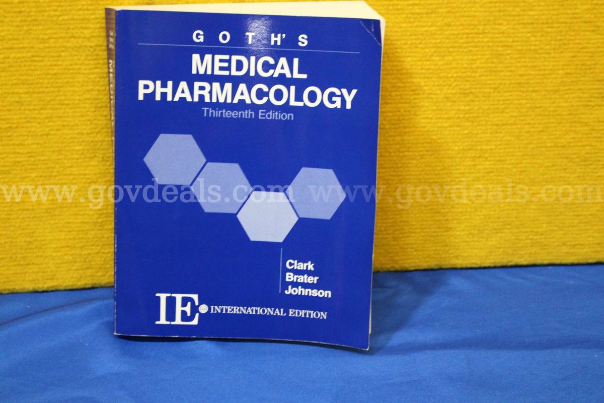 (1) Goth's Medical Pharmacology Book