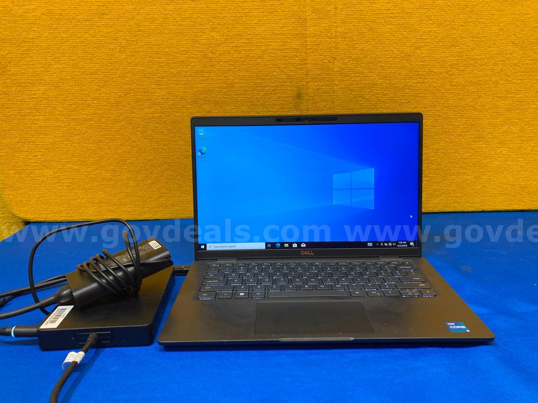 (1) Dell Latitude 7420 14.0 FHD Laptop - Intel i5, 16GB RAM, 512GB SSD, OS: Windows 10 Home (1) Power Adaptor (1) Dock