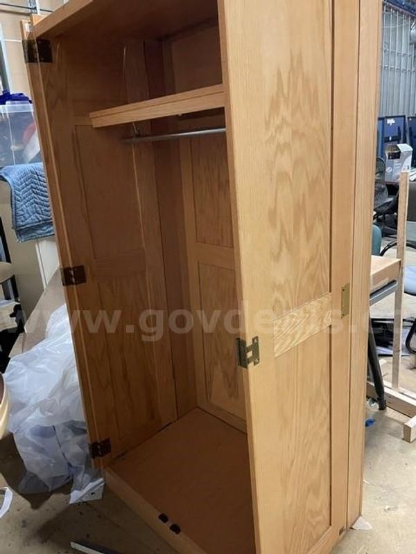 Wardrobe, Collapsible, Oak