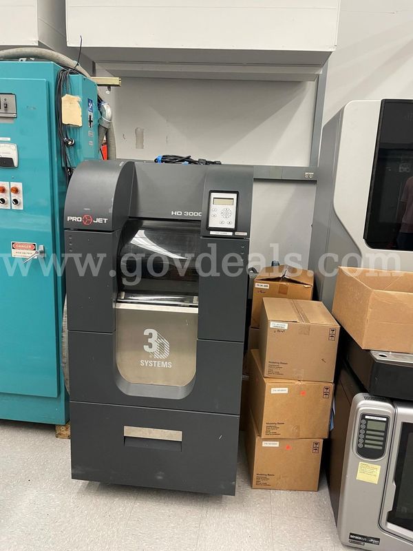 3D Systems HD 3000 3D Printer, Not Working