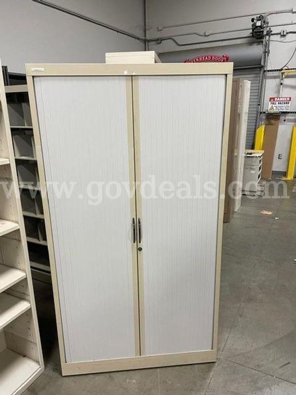 Metal Cabinets with Shelves and Doors