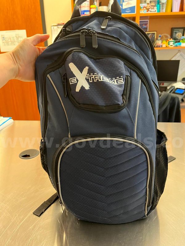 Backpack with various tools