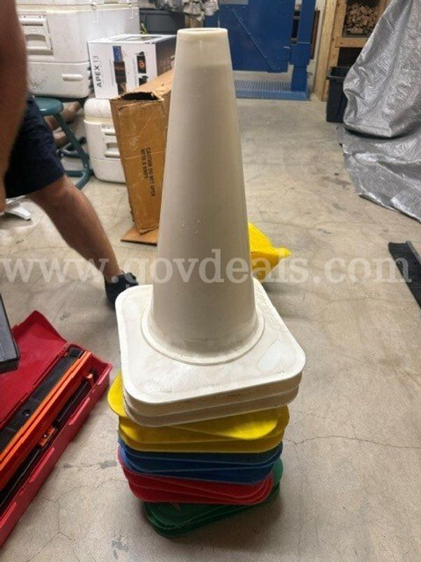 Colored Cones and Safety Triangles