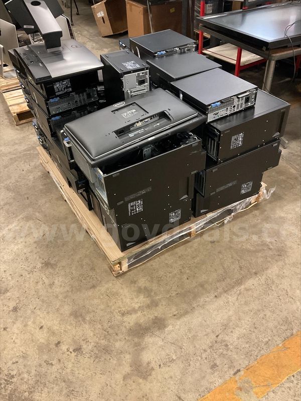 CPU's, LAPTOPS, MONITORS, AIO Inoperable, 67 each, various models