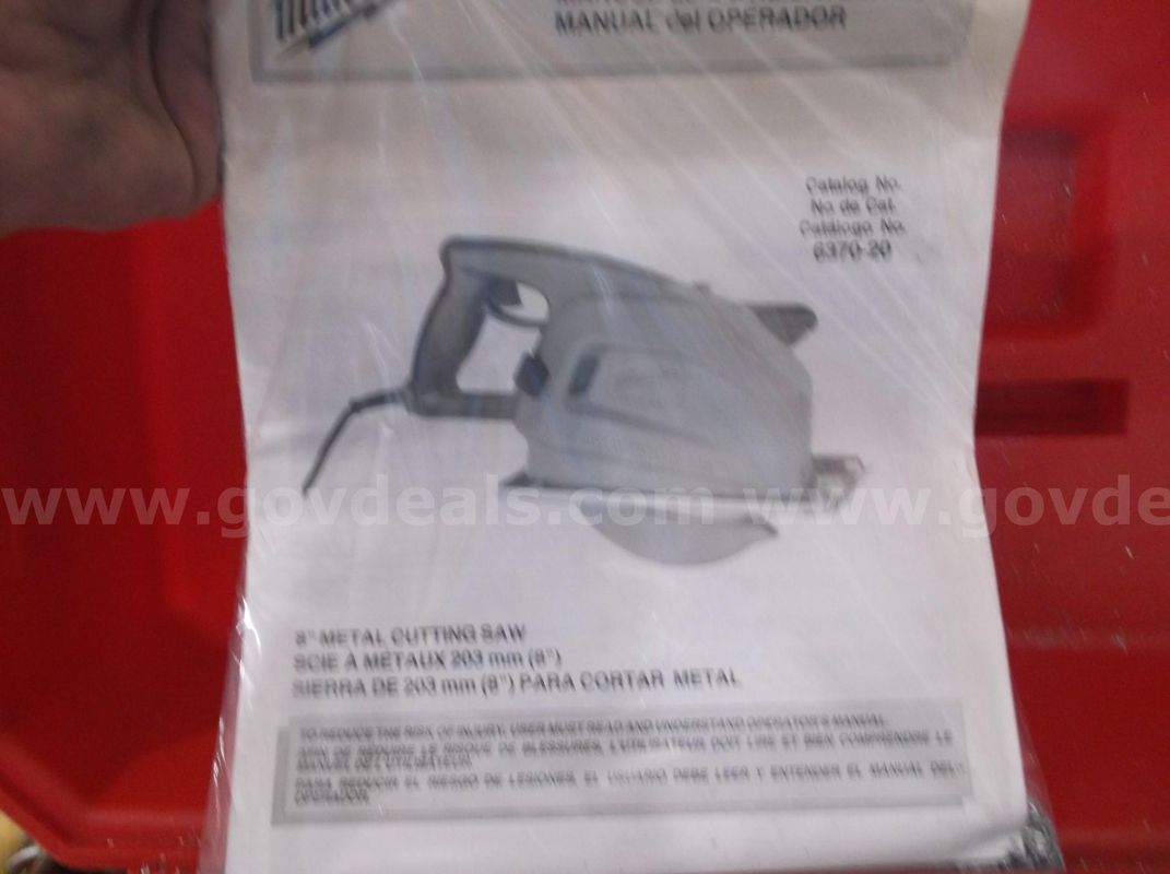 MILWAUKEE 8" HEAVY DUTY METAL SAW