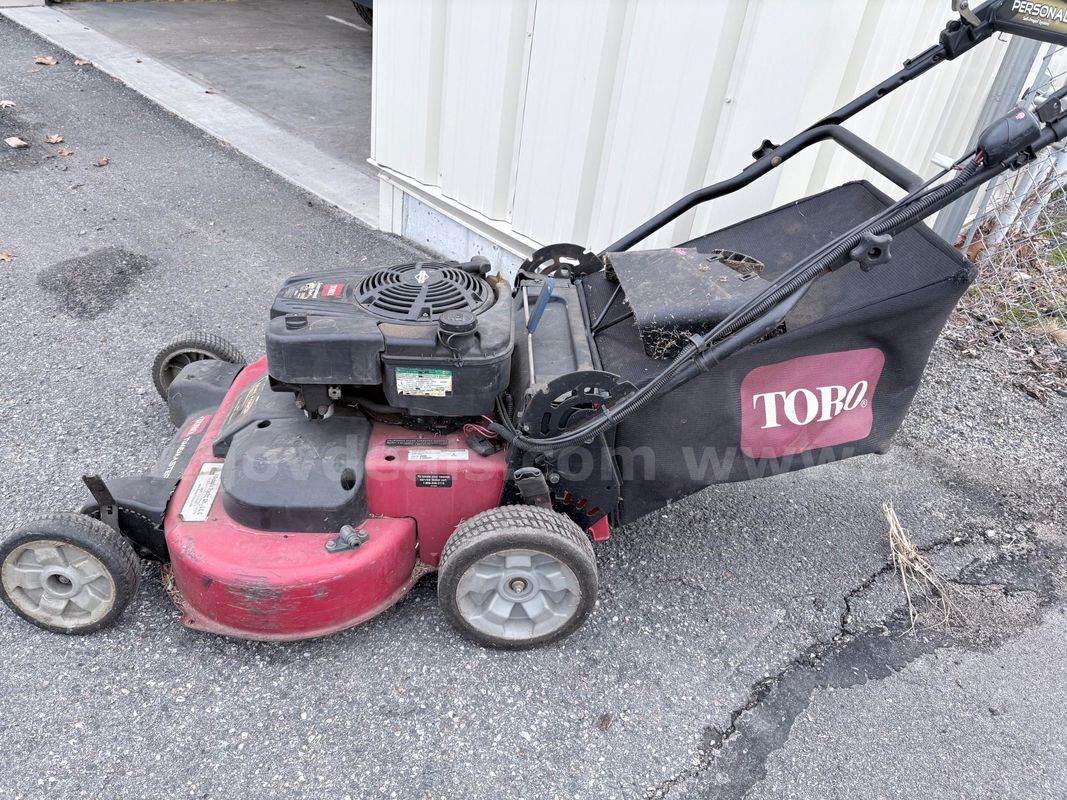 TORO Timemaster 30" dual blade mower with bagger.