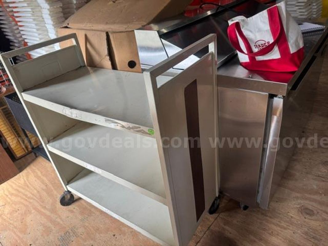 Rolling Metal Shelf