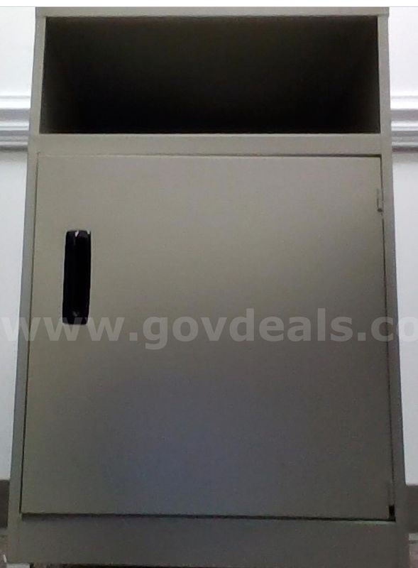 Fax Machine Cabinet with Wheels