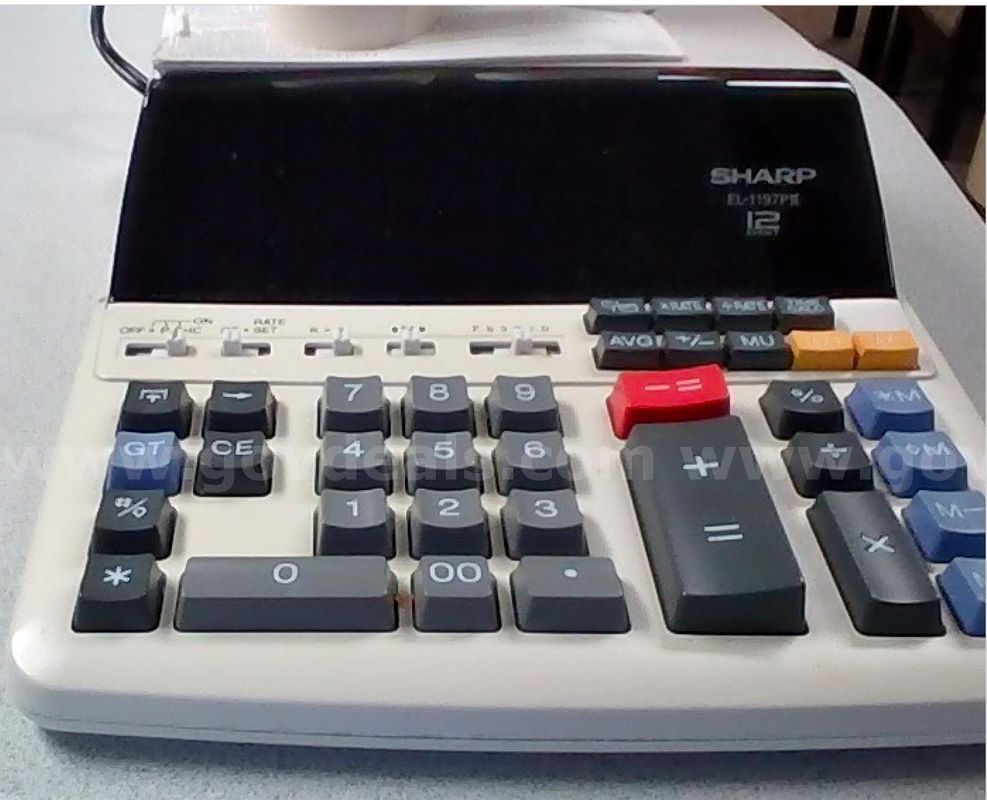 Sharp EL-1197PIII 12-Digit Printing Calculator - Jackie S