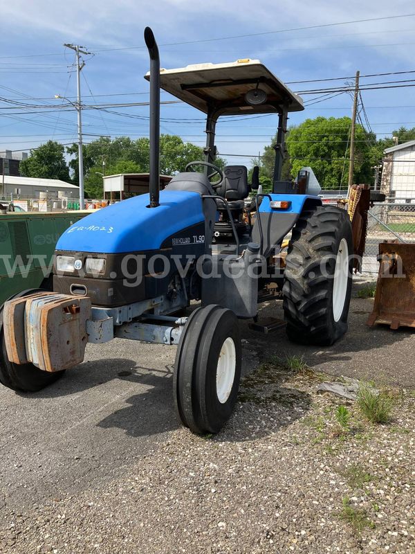 2001 Ford Tl90 Wheel Tractor W/1993 Terrain King Bushhog