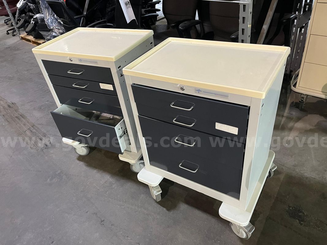 2 Rolling Cabinets