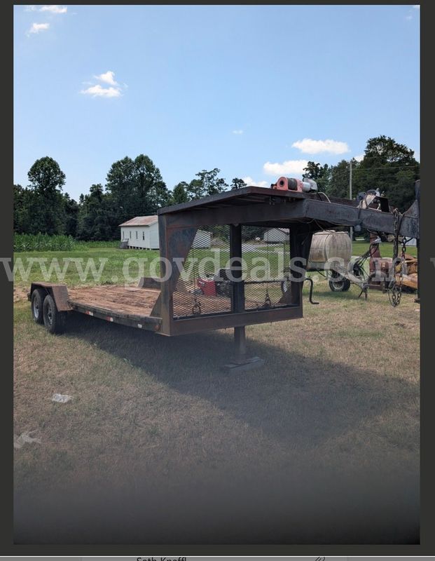 HOMEMADE 18' GOOSENECK TRAILER