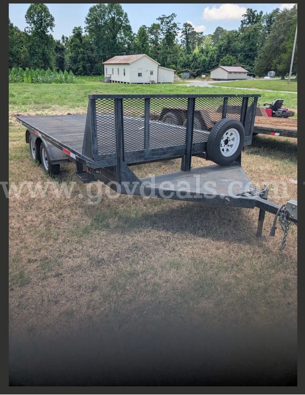 14FT MESH UTILITY TRAILER