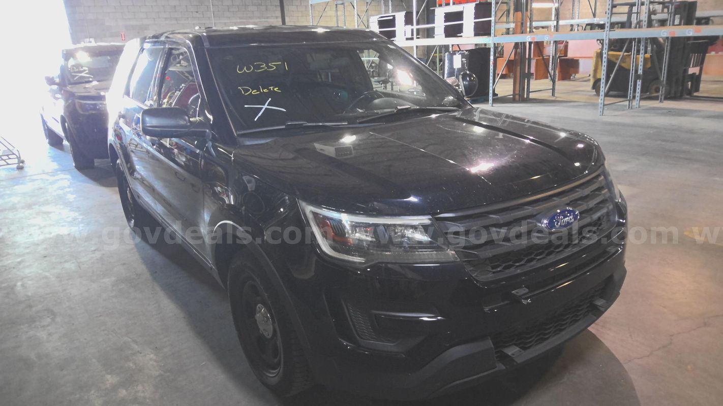 2018 FORD EXPLORER 4WD POLICE PURSUIT