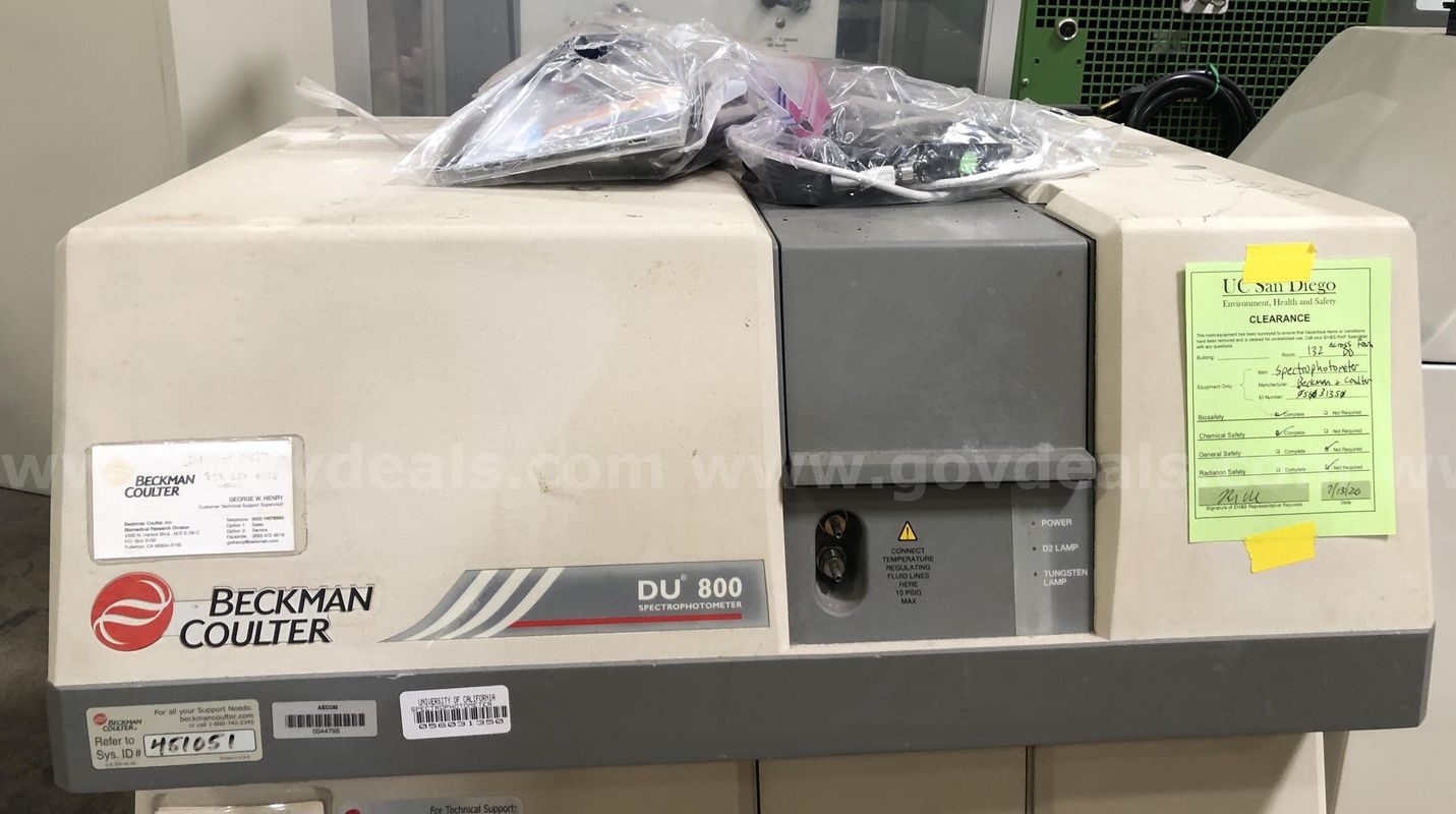 Spectrophotometer: Uv/ Vis