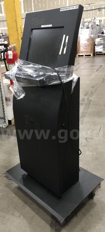 KIOSK FRAME: W/ KEYBOARD & ROLL BALL MOUSE