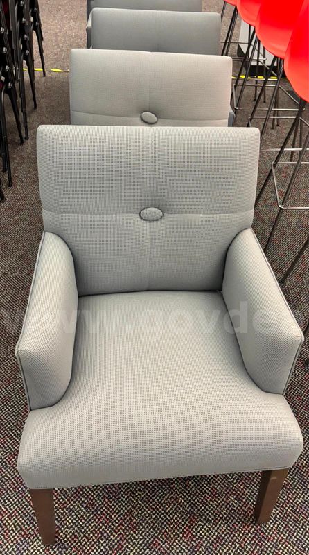 (7) Grey Armchairs