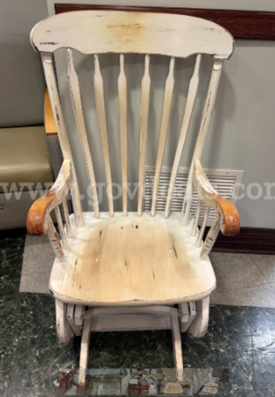 wooden glider